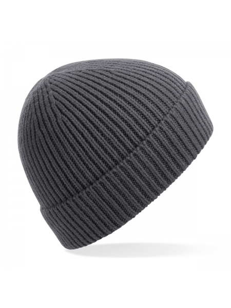 engineered-knit-ribbed-beanie-beechfield-graphite grey.jpg